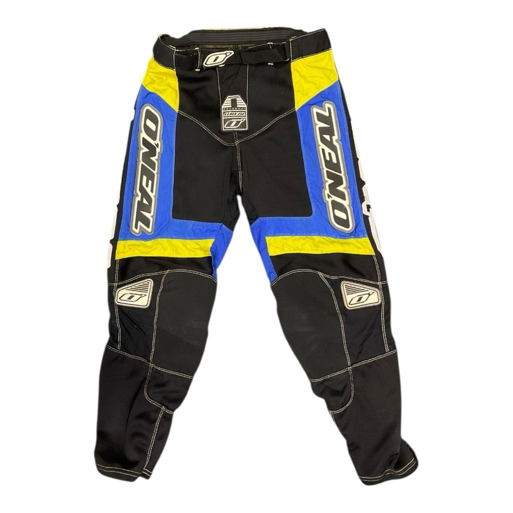 🏁 O’Neal MX Racing Pants | Blue Yellow Black | Size 32